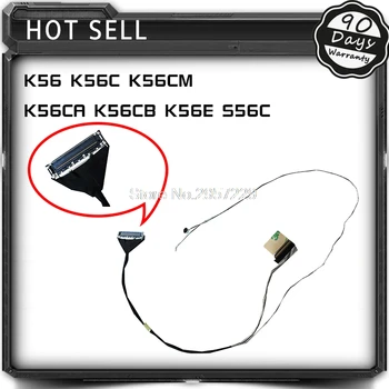 LCD kábel LVDS Pre Asus K56 K56C K56CM K56CA K56CB K56E S56C notebook, displej, video kábel 14005-00600000 Doska