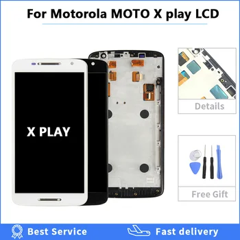 LCD Na Motorola X Hrať Zostava Displeja Dotykový Displej Digitalizátorom. Rám Pre Moto X Hrať XT1561 LCD XT1561 XT1562 XT1563 lcd diely