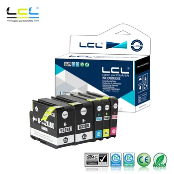 LCL 932XL 933XL (5-Pack) Atramentová Kazeta Kompatibilná pre tlačiareň HP officejet 6100/6600/6700/7110/7610/7612/7510/7512