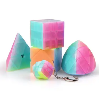 LeadingStar QiYi 2x2 3x3 4x4 5x5 Jelly Dizajn Cube Puzzle Magic Cube Deti, Vzdelávacie Hračky