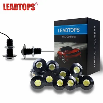 LEADTOPS 6pcs Auto LED DRL Svetlá pre Denné svietenie Eagle Eye Auto Svetlo Source Ultra Tenké 2.3 CM Pre Všetky Auta CJ