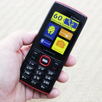LEAGOO C Napájanie 2G GSM 4000mAh Funkcia Mobilného Telefónu Dual Card anglický arabský Starších Botton Klávesnice Mobil PK Guophone A6