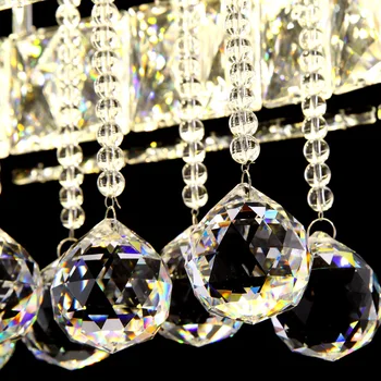 Led crystal stropné svietidlá jedáleň luxusné strieborné stropné svietidlo obývacia izba led Stropné Svietidlá spálňa crystal Zariadenie kuchyne