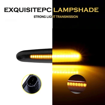 LED Dynamické Bočné Obrysové Svetlo Zapnite indikátor signálu repeater Lampa pre BMW X1 E84 E90 E91 E92 X3 E83 E53 E60 E61 E81 E82 E87 E88
