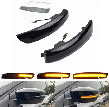 LED Dynamický Zase Signálneho Svetla Tečúcej Vody Blinker Blikajúce Svetlo Na Ford Kuga Uniknúť EcoSport 2013 2016 2017 2018
