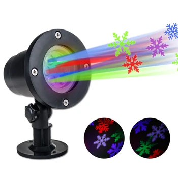 LED Film Laserový Projektor Ľahké Otáčanie 4W RGBW dekoráciami Trávnik, Záhradné Lampy Vonkajšie Sviatok Vianočný Dekor Krajiny Osvetlenie