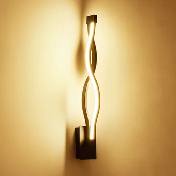 LED Nástenné Svietidlá Nordic Štýl Stenu Spálne Svetlá AC 90-264V Steny v Obývacej Izbe Vnútorné Osvetlenie Lampa Teplá Biela/Studená Biela Svetelný