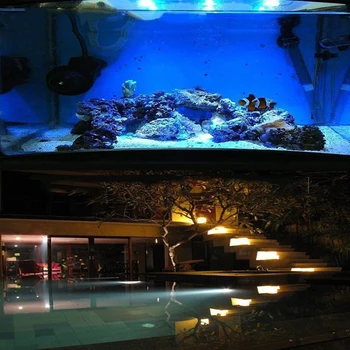 LED Podvodná Svetla Akvárium Lampa RGB Diaľkové Ovládanie Vodotesné Podvodné Bodové Svetlo na Bazén, Záhradné Jazierko Fontána
