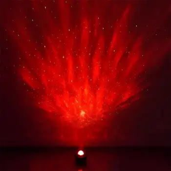 LED Projektor Laserové Svetlo Hviezdna Hviezdy Neba Projekcia Nočnej Lampy Fáze Disco DJ 360 Stupňov Rotácie Nočné Osvetlenie na Čítanie