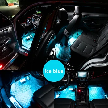 LED Pás RGB, Diaľkové Ovládanie Auta Dekoratívne Atmosféru Svetlo Na Subaru Forester Legacy Impreza XV Outback BRZ sti Jaguar XF