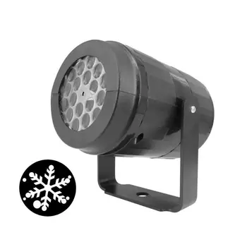LED Snowflake Projekčnej Lampy Vianočné Osvetlenie Vonkajšie Halloween Holografická Projekcia Laserové Svetlo, Hudba, DJ, Disco Guľa Svetla