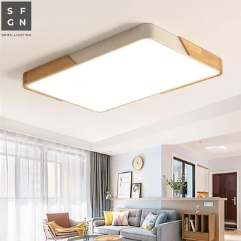 LED Stropné svietidlo Macaroon Lampa Ultra-Tenké 6typ Dreva Kovaného Železa Moderných Domov Stropné Osvetlenie v Obývacej Izbe, Spálni Štúdia