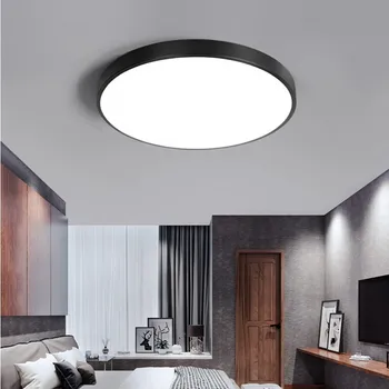 LED Stropné svietidlo Čiernej Shell 12W 18W 24W 36W 4000 K Moderný Povrch Stropné Svietidlo Pre Kuchyňa Spálňa Kúpeľňa Lampy