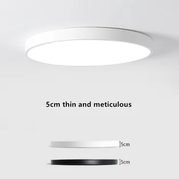 LED Stropné svietidlo Čiernej Shell 12W 18W 24W 36W 4000 K Moderný Povrch Stropné Svietidlo Pre Kuchyňa Spálňa Kúpeľňa Lampy