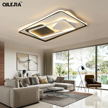 LED stropné svietidlá pre obývacia izba, spálňa povrchovú montáž Led stropné svietidlá obdĺžnikový stropné svetlá lamparas de techo