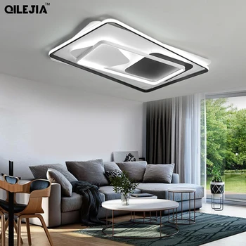 LED stropné svietidlá pre obývacia izba, spálňa povrchovú montáž Led stropné svietidlá obdĺžnikový stropné svetlá lamparas de techo