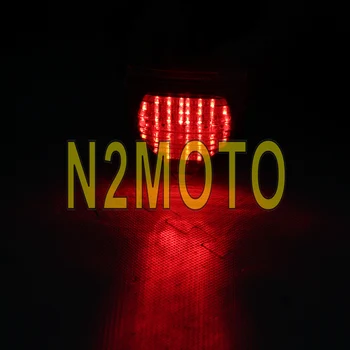 LED zadné svetlo s Červeným Chvostom Brzdové Svetlo Žltá Integrované smerovku Stop Lampa Motocykel na Yamaha FZ6 Fazer 600 2003-2008
