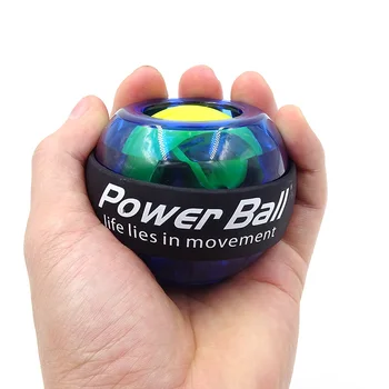 LED Zápästie Loptu Tréner Gyroskop Powerball Strengthener Gyro Power Ball Rameno Exerciser Výkon Stroja Gym Fitness Zariadenie
