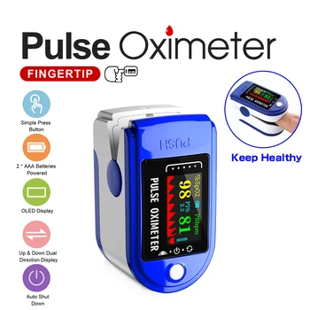 Lekárske Domácich Digitálnych Prst Pulzný Oximeter Saturácie Kyslíka v Krvi, Merač tepovej frekvencie Zdravotnej Starostlivosti tonometer +taška