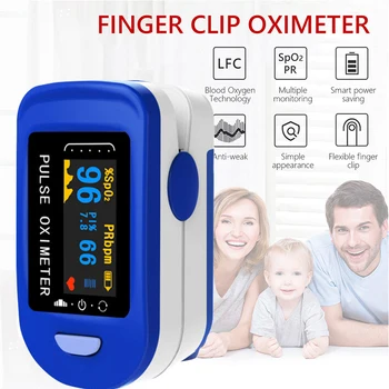Lekárske Domácnosti Digitálny LED displej Kyslíka v Krvi, Sýtosť meter Prsta Pulsoximeter SPO2 Monitor Oximetro Oximete