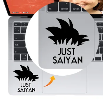 Len Saiyan Pieseň Goku Trackpad Notebook Nálepka pre Macbook Pro 16