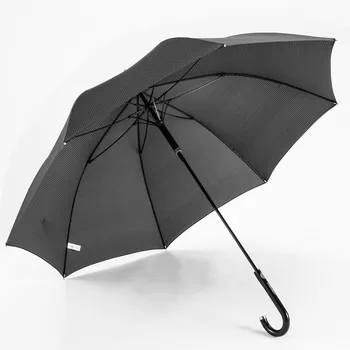 Leodauknow dlhá rukoväť dáždnik koberčeky štýl módny vzor mužov a žien semi-automatické ľahký a kvalitný dáždniky
