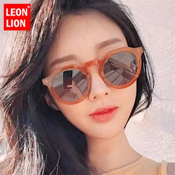 LeonLion 2021 Candy Farby Vintage slnečné Okuliare Ženy Klasické Módne Okuliare Outdoor Nakupovanie Tichom Objektív Oculos De Sol UV400