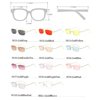 LeonLion Luxusné Slnečné Okuliare Ženy Tichom Objektív Frameless Slnečné Okuliare Ženy, Luxusné Okuliare Dizajn Značky Slnečné Okuliare Pre Ženy Okulary