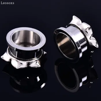 Leosoxs 2 ks 8-25 mm z Nehrdzavejúcej Ocele Ušné Sviečky a Tunely Ear Piercing Skrutku Fit Rozšírenie Ucho Natiahnuté Piercing Šperkov