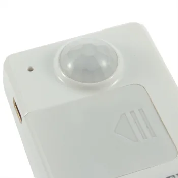 LESHP A9 Mini PIR Alarm Infračervený Senzor Bezdrôtový GSM Alarm Vysoká Citlivosť Monitor Detekcia Pohybu Anti-theft EÚ Plug