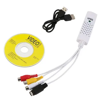LESHP Prenosné Easycap USB 2.0 Audio Zachytiť Kartu Adaptér VHS na DVD Video Capture Converter Pre Win7/8/XP/Vista Vysokej Kvality