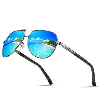 Letecké Okuliare pánske Polarizované slnečné Okuliare Módne Žaba slnečné Okuliare Značky Mužov Dizajn Polarizované Slnečné okuliare Jazdy Oculos