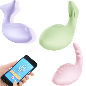 Leten APLIKÁCIU Diaľkové Ovládanie USB Nabíjanie Bezdrôtový Análny Vagíny, Klitorisu a G-spot Vibračné Vajíčko Kegel Loptu Vibrátory Sexuálne Hračky Pre Ženy