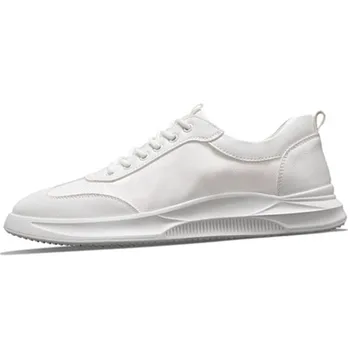 Letné biele topánky teplú obuv priedušná tenké biele topánky pánske rada topánky, biele topánky biele topánky