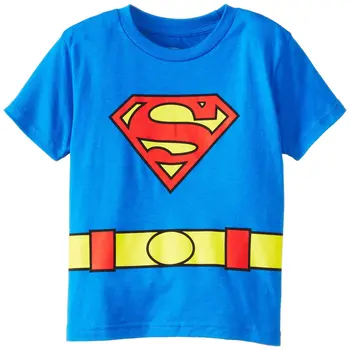 Letné chlapec T shirt cartoon dizajn bavlna Krátky rukáv deti vianočné tričko pre 2-6 rok