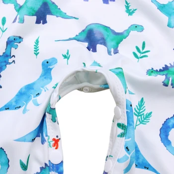 Letné ClothesNewborn Dieťa Chlapčeka Cartoon Dinosaura Romper Krátke Bavlnené Oblečenie Batoľa Detský Jumpsuit Playsuit Oblečenie