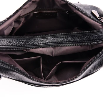 Letné Dizajnér Kože Ženy, program Messenger Tašky 2019 Kvalitné Módne Tašky cez Rameno pre Ženy sac hlavný zips, červená, čierna, hnedá