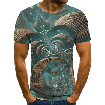 Letné mužov 3D tlač T-shirt zaujímavé t-shirt pánske T-shirt Lete Harajuku Tee kolo krku pláži T-shirt