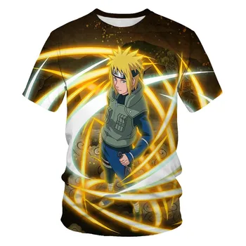 Letné naruto t shirt pánske t-shirts Anime naruto Harajuku v Pohode Krátke Sleevetshirt Japonské Anime Zábavnej 3D Printe Streetwear top