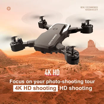 LF609 Mini RC Skladacia drone S 4K HD Kamera Wifi FPV Selfie Vrtuľník nadmorská Výška Podržte Quadcopter Profesional Hučí Deti Hračky