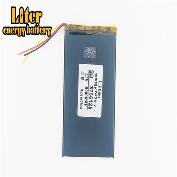 Li-po 3 drôtu 3766125 6000mah lítium-polymérová nabíjateľná batéria 3,7 V tablete batérie V811 812 batérie Pocket PC, PDA Batérie