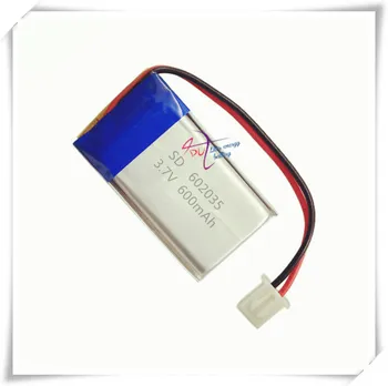 Li-po XH2.54 600mAh 602035 3,7 V lítium-polymérová batéria stereo reproduktory masáž krásy nástroja