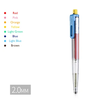 LifeMaster Japonský Pentel Multi 8 Mechanická Ceruzka 2.0 mm Viesť 8 Farieb v 1 Scrapbooking Farbu Pera Kawaii Papiernictvo PH158
