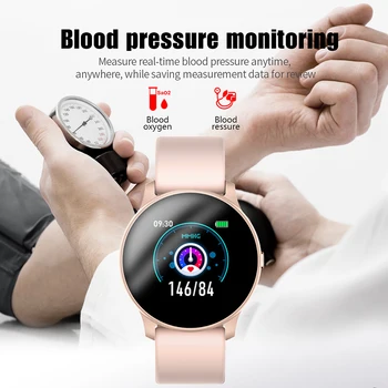 LIGE 2020 Nové Inteligentné Hodinky Ženy Srdcovej frekvencie Monitorovania Zdravia Krokomer Šport Fitness smartwatch Pre Android IOS Pár Sledovať+Box