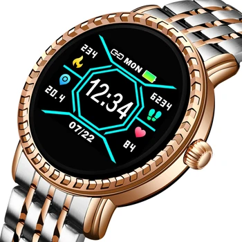 LIGE 2020 Ženy, Smart Hodinky Krvného Tlaku, Tepovej frekvencie Fitness tracker Športové hodinky, Budík, pripomienky Smartwatch
