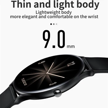 LIGE Smart Hodinky Muži, Ženy, Športové Fitness Tracker Zdravie Monitor Nepremokavé Plný kruh dotykový displej Elektronické hodiny smartwatch