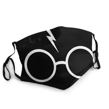 Lightning Okuliare Harry Flash Okuliare Grafické módy Potter-milovníkov Slim Harajuku Bavlna de tela lavables con filtro umývateľný