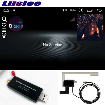 Liislee DAB/DAB+ Digitálny Prijímač Rádiového signálu Vysielania Univerzálny USB Pre Android Navigačný Auta GPS Auto Multimediálne DVD V Európe