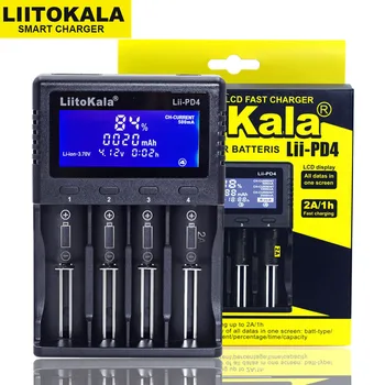LiitoKala Lii-500S nabíjačka 18650 Nabíjačka Pre 18650 26650 21700 AA AAA batérie Test kapacita batérie Touch ovládania