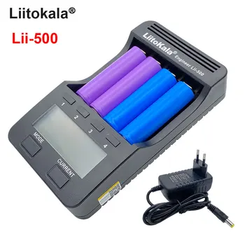 Liitokala lii500 LCD Nabíjačka pre 3,7 V 18650 26650 18500 Valcové Lítiové Batérie lii-500 1.2 V, Batéria 18650 Nabíjačky